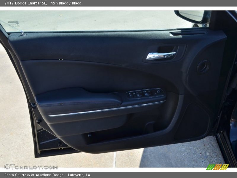 Pitch Black / Black 2012 Dodge Charger SE