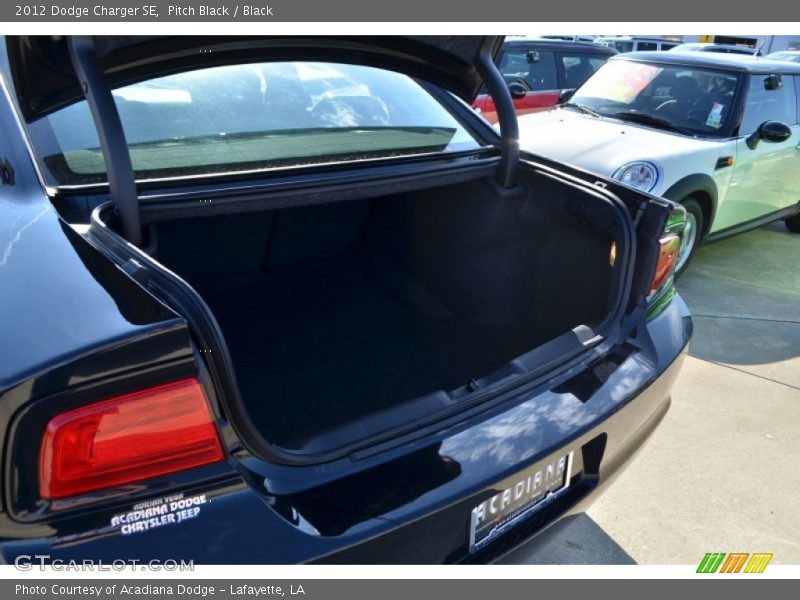 Pitch Black / Black 2012 Dodge Charger SE
