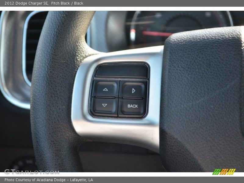 Pitch Black / Black 2012 Dodge Charger SE