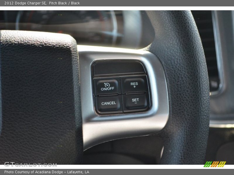 Pitch Black / Black 2012 Dodge Charger SE