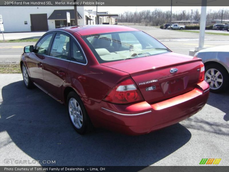 Merlot Metallic / Pebble Beige 2006 Ford Five Hundred SEL