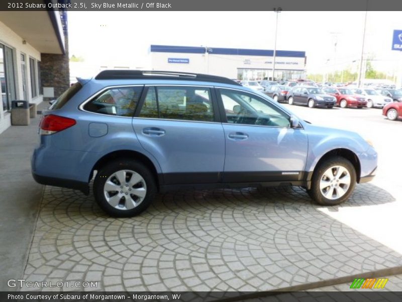 Sky Blue Metallic / Off Black 2012 Subaru Outback 2.5i