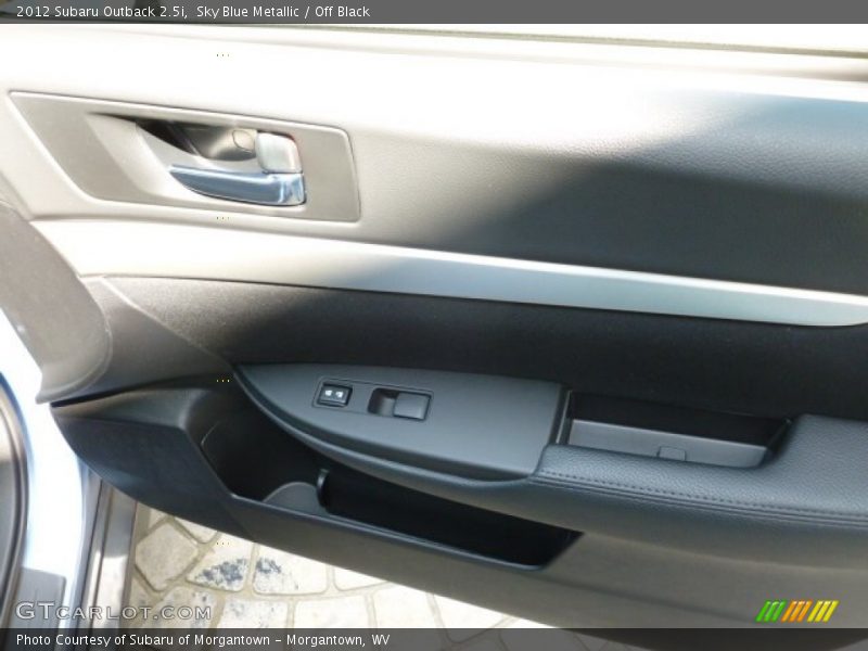 Sky Blue Metallic / Off Black 2012 Subaru Outback 2.5i