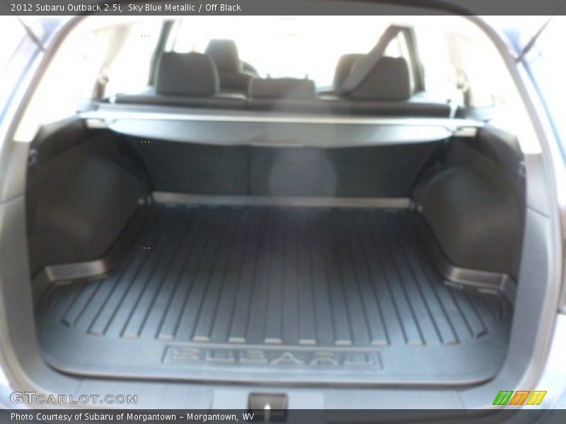 Sky Blue Metallic / Off Black 2012 Subaru Outback 2.5i