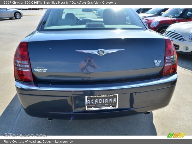 Steel Blue Metallic / Dark Slate Gray/Light Graystone 2007 Chrysler 300 C HEMI