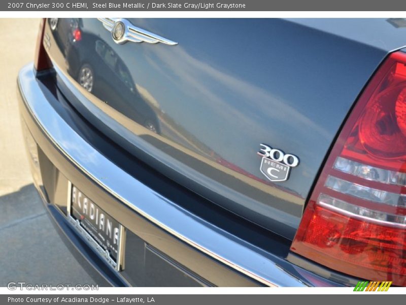 Steel Blue Metallic / Dark Slate Gray/Light Graystone 2007 Chrysler 300 C HEMI