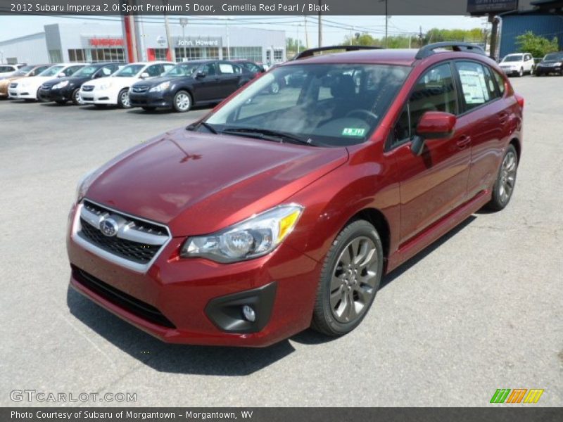 Camellia Red Pearl / Black 2012 Subaru Impreza 2.0i Sport Premium 5 Door