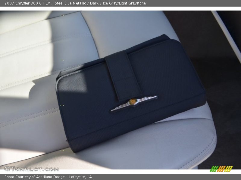 Steel Blue Metallic / Dark Slate Gray/Light Graystone 2007 Chrysler 300 C HEMI