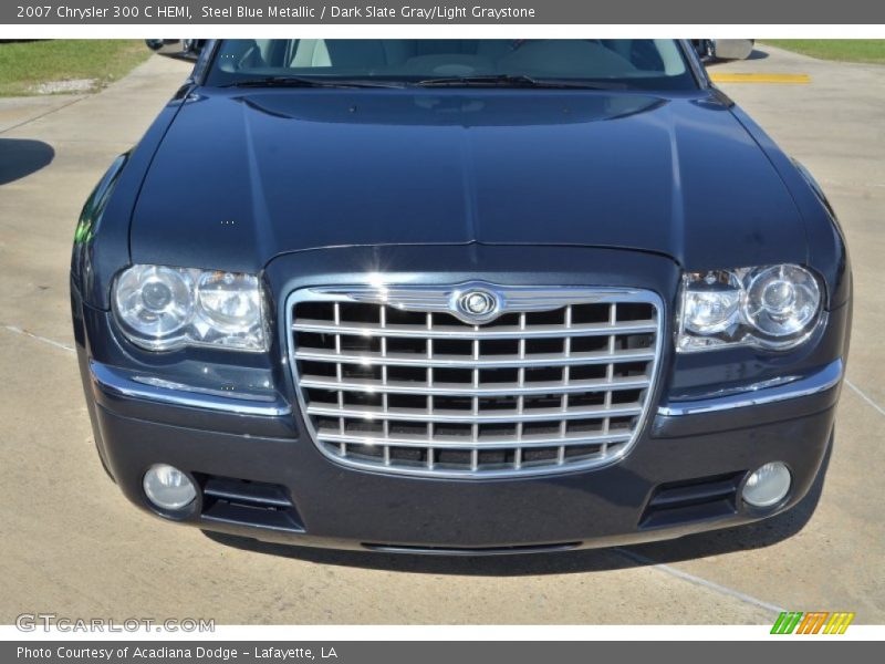 Steel Blue Metallic / Dark Slate Gray/Light Graystone 2007 Chrysler 300 C HEMI