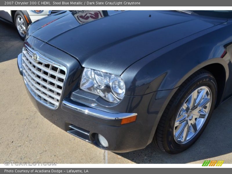 Steel Blue Metallic / Dark Slate Gray/Light Graystone 2007 Chrysler 300 C HEMI