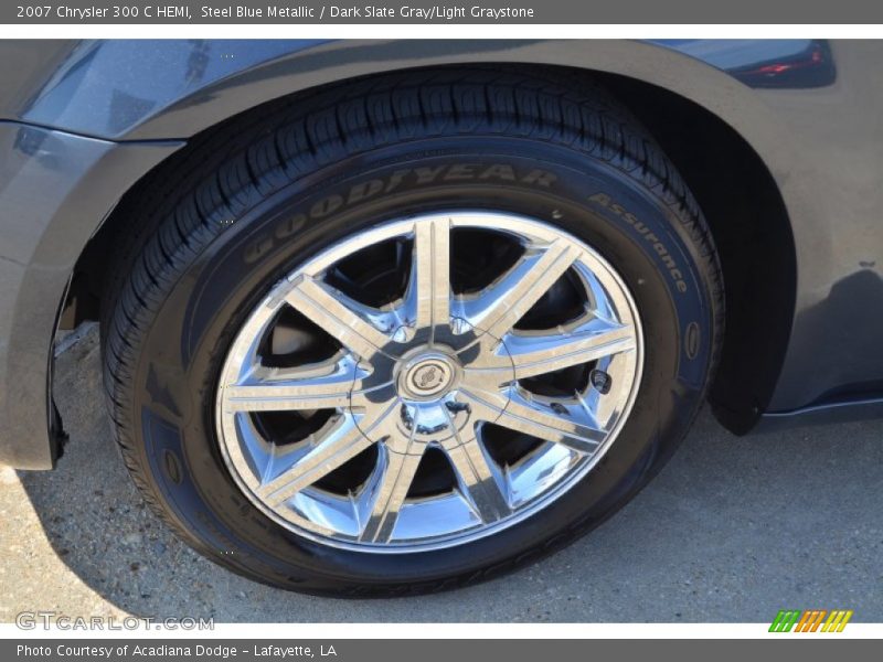 Steel Blue Metallic / Dark Slate Gray/Light Graystone 2007 Chrysler 300 C HEMI