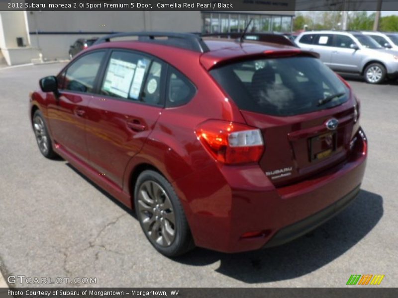 Camellia Red Pearl / Black 2012 Subaru Impreza 2.0i Sport Premium 5 Door