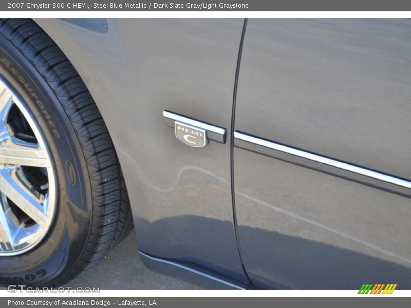Steel Blue Metallic / Dark Slate Gray/Light Graystone 2007 Chrysler 300 C HEMI