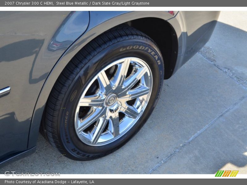 Steel Blue Metallic / Dark Slate Gray/Light Graystone 2007 Chrysler 300 C HEMI