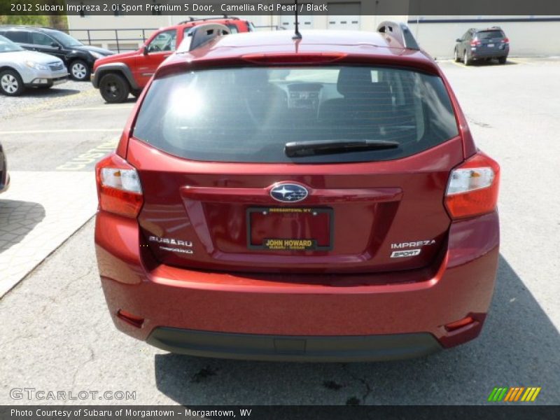 Camellia Red Pearl / Black 2012 Subaru Impreza 2.0i Sport Premium 5 Door