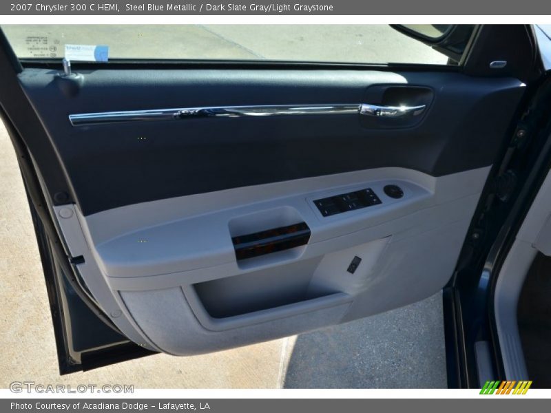 Steel Blue Metallic / Dark Slate Gray/Light Graystone 2007 Chrysler 300 C HEMI
