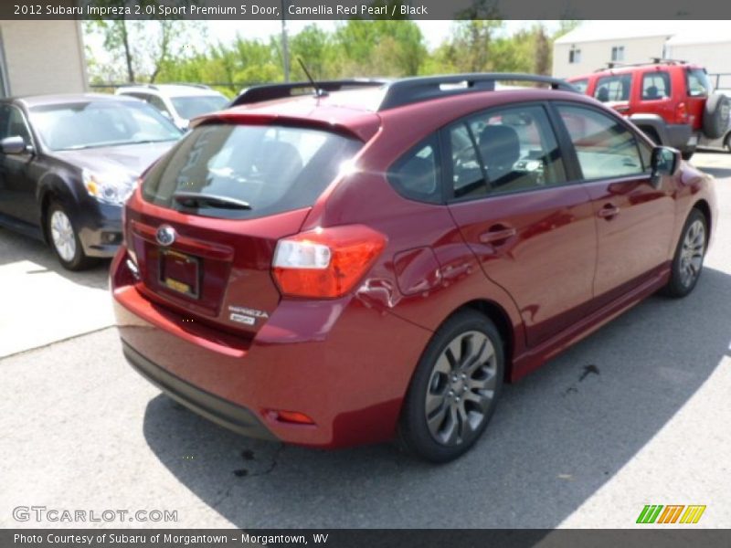 Camellia Red Pearl / Black 2012 Subaru Impreza 2.0i Sport Premium 5 Door