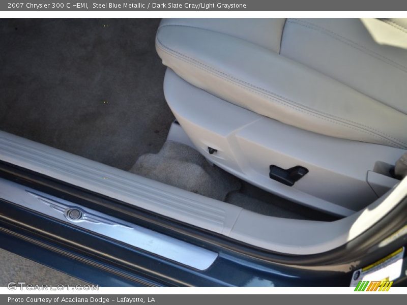 Steel Blue Metallic / Dark Slate Gray/Light Graystone 2007 Chrysler 300 C HEMI