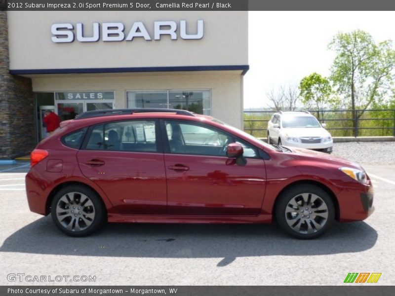 Camellia Red Pearl / Black 2012 Subaru Impreza 2.0i Sport Premium 5 Door