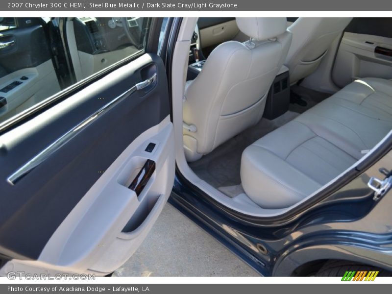 Steel Blue Metallic / Dark Slate Gray/Light Graystone 2007 Chrysler 300 C HEMI