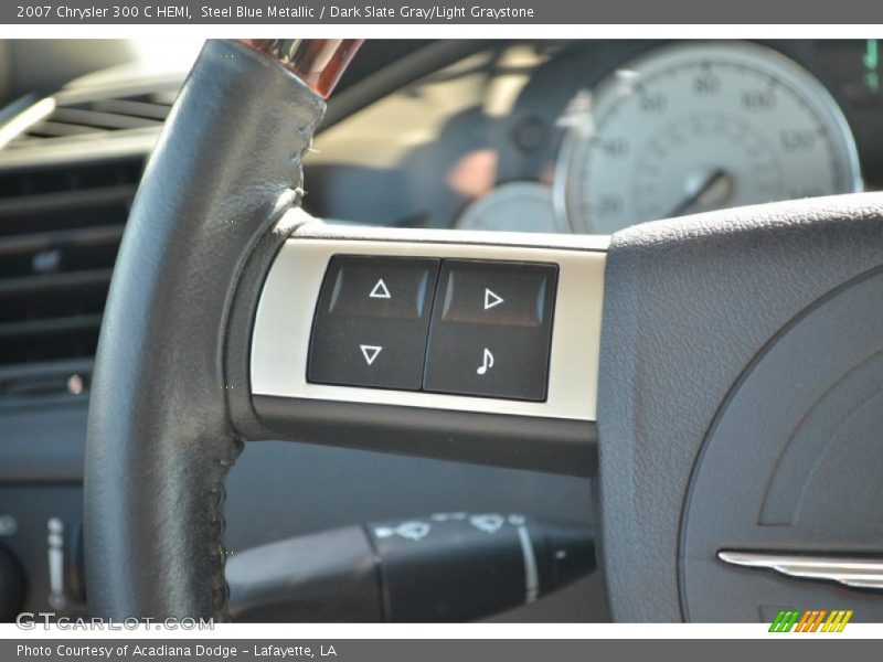 Steel Blue Metallic / Dark Slate Gray/Light Graystone 2007 Chrysler 300 C HEMI