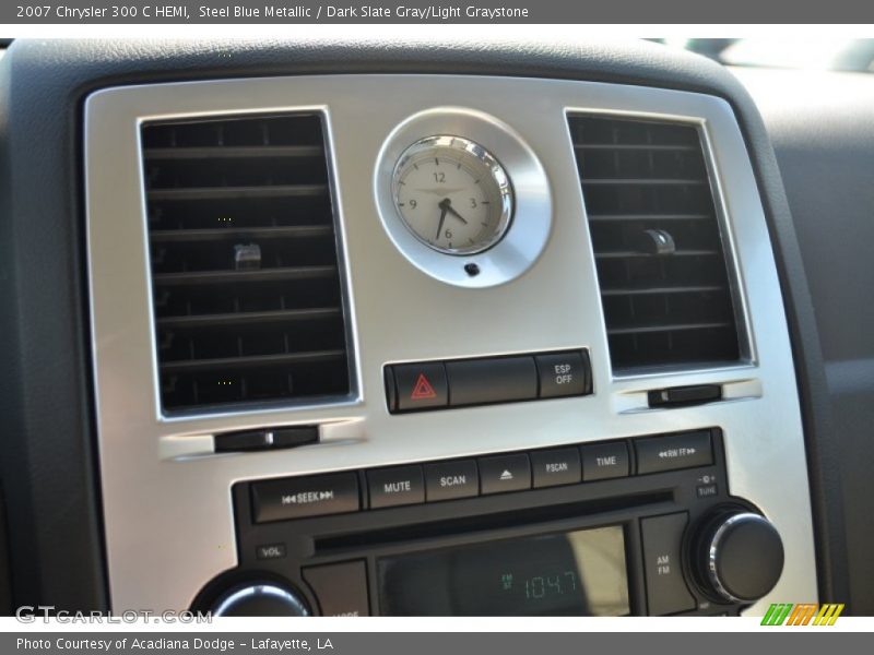 Steel Blue Metallic / Dark Slate Gray/Light Graystone 2007 Chrysler 300 C HEMI