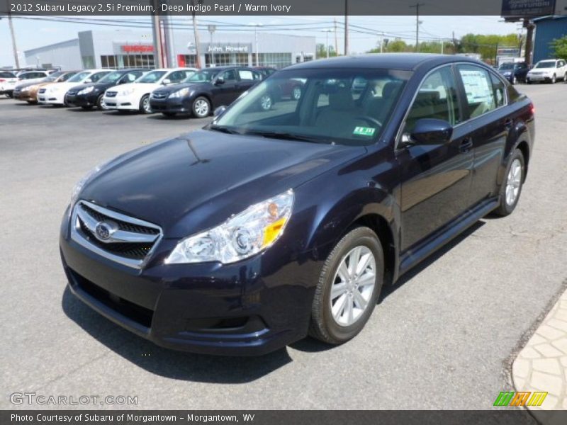Deep Indigo Pearl / Warm Ivory 2012 Subaru Legacy 2.5i Premium