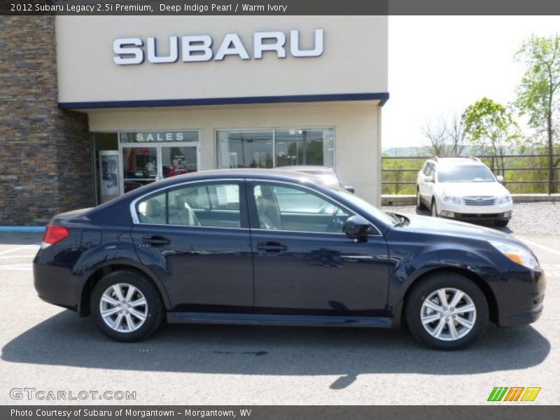 Deep Indigo Pearl / Warm Ivory 2012 Subaru Legacy 2.5i Premium