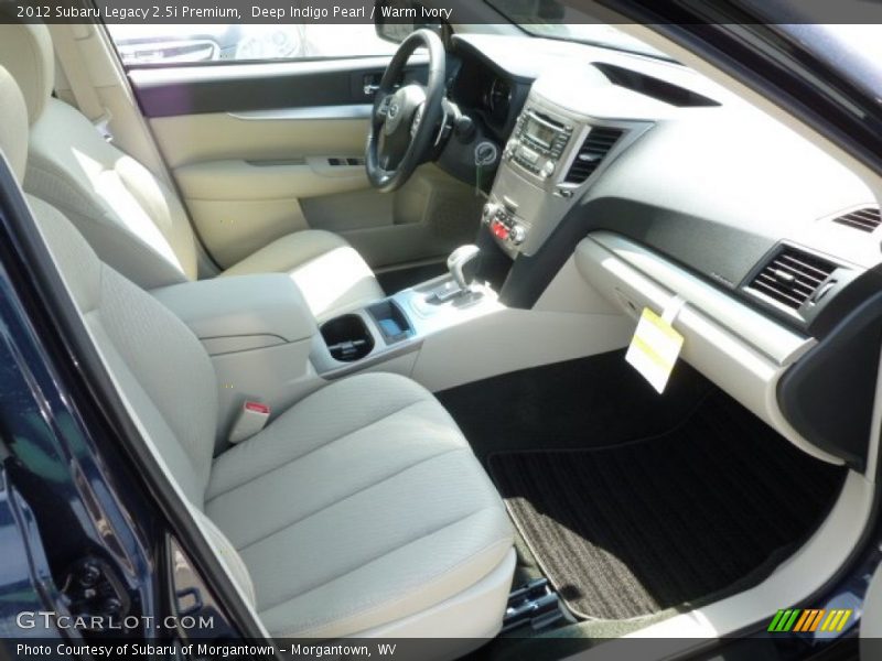 Deep Indigo Pearl / Warm Ivory 2012 Subaru Legacy 2.5i Premium