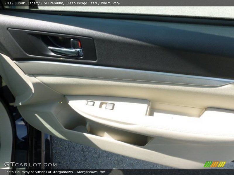 Deep Indigo Pearl / Warm Ivory 2012 Subaru Legacy 2.5i Premium