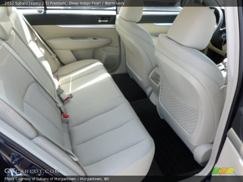 Deep Indigo Pearl / Warm Ivory 2012 Subaru Legacy 2.5i Premium