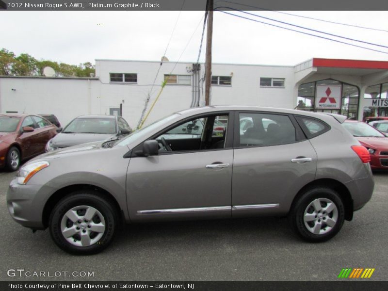 Platinum Graphite / Black 2012 Nissan Rogue S AWD