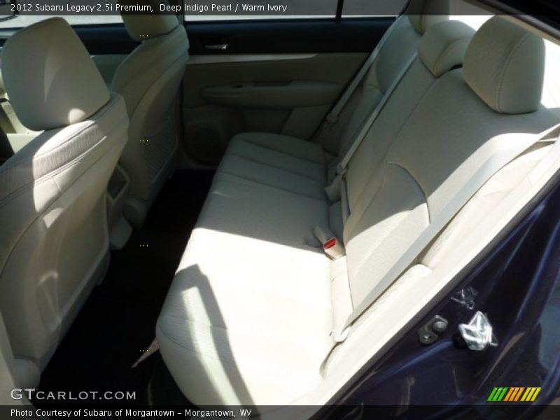 Deep Indigo Pearl / Warm Ivory 2012 Subaru Legacy 2.5i Premium