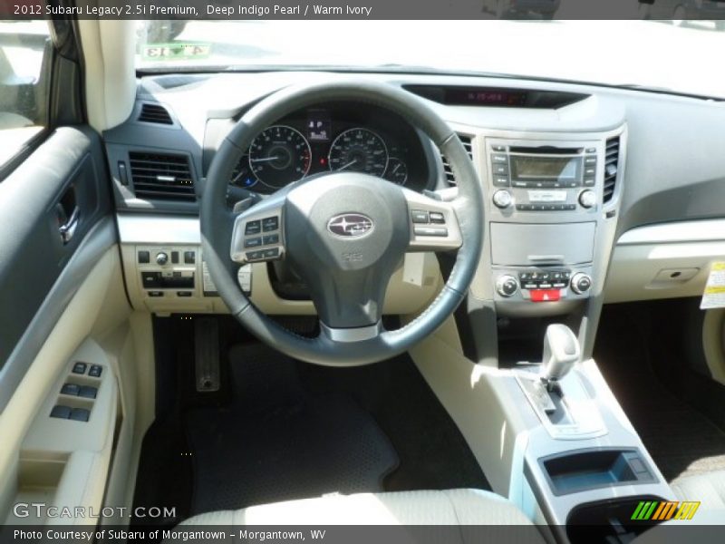 Deep Indigo Pearl / Warm Ivory 2012 Subaru Legacy 2.5i Premium