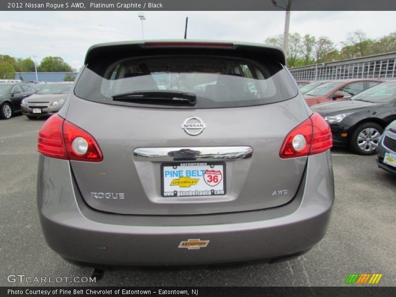 Platinum Graphite / Black 2012 Nissan Rogue S AWD