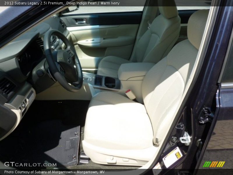 Deep Indigo Pearl / Warm Ivory 2012 Subaru Legacy 2.5i Premium