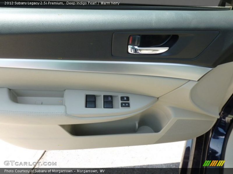 Deep Indigo Pearl / Warm Ivory 2012 Subaru Legacy 2.5i Premium