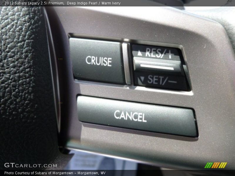 Deep Indigo Pearl / Warm Ivory 2012 Subaru Legacy 2.5i Premium