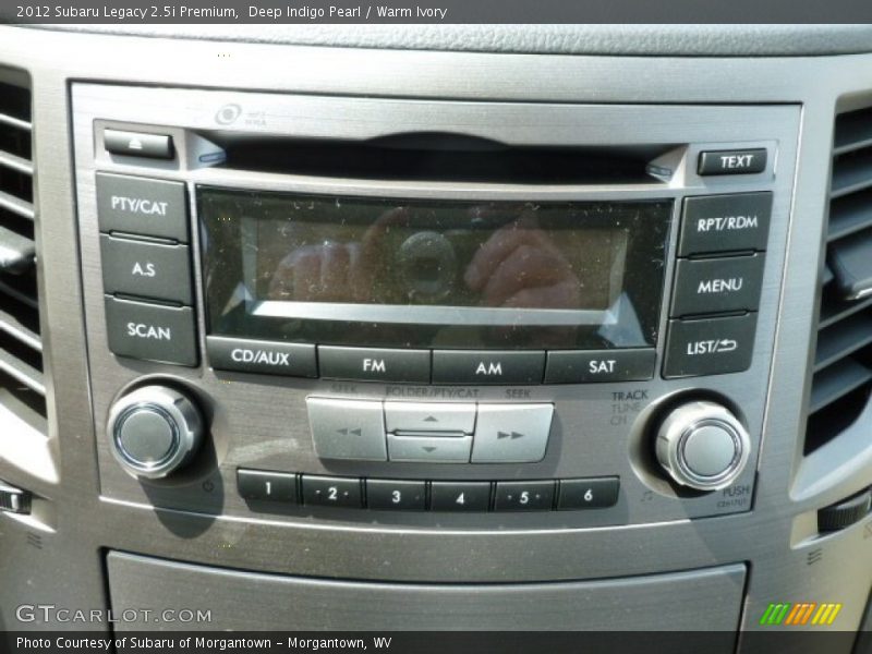 Deep Indigo Pearl / Warm Ivory 2012 Subaru Legacy 2.5i Premium