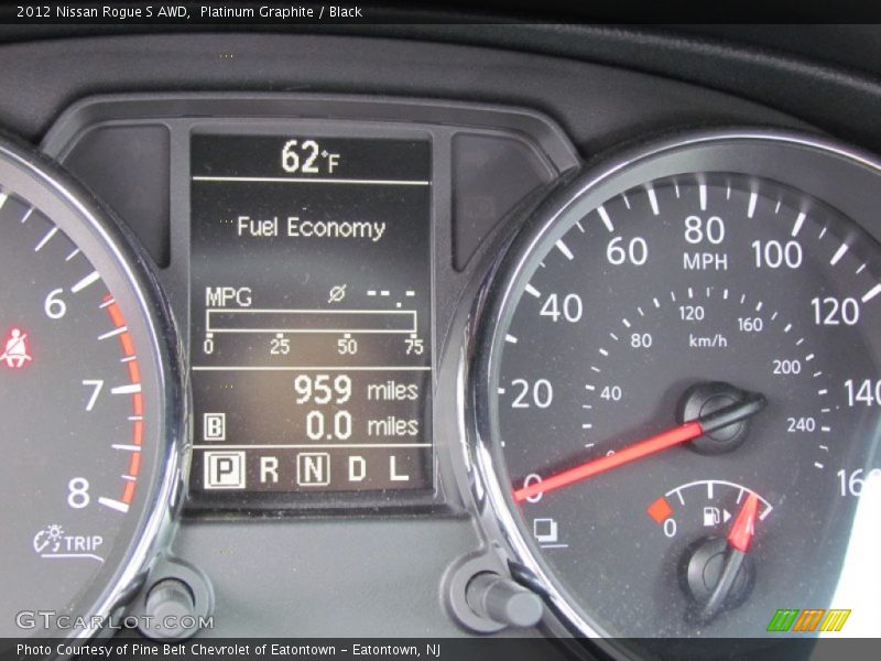 Platinum Graphite / Black 2012 Nissan Rogue S AWD