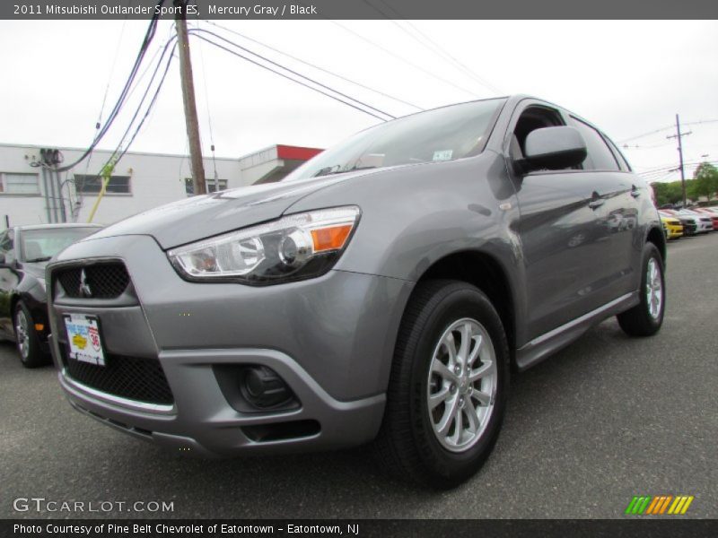 Mercury Gray / Black 2011 Mitsubishi Outlander Sport ES