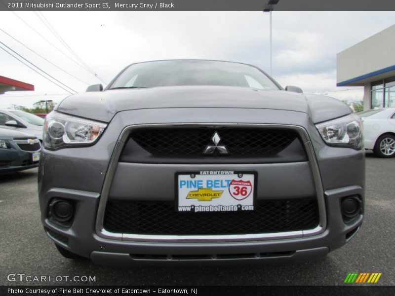 Mercury Gray / Black 2011 Mitsubishi Outlander Sport ES