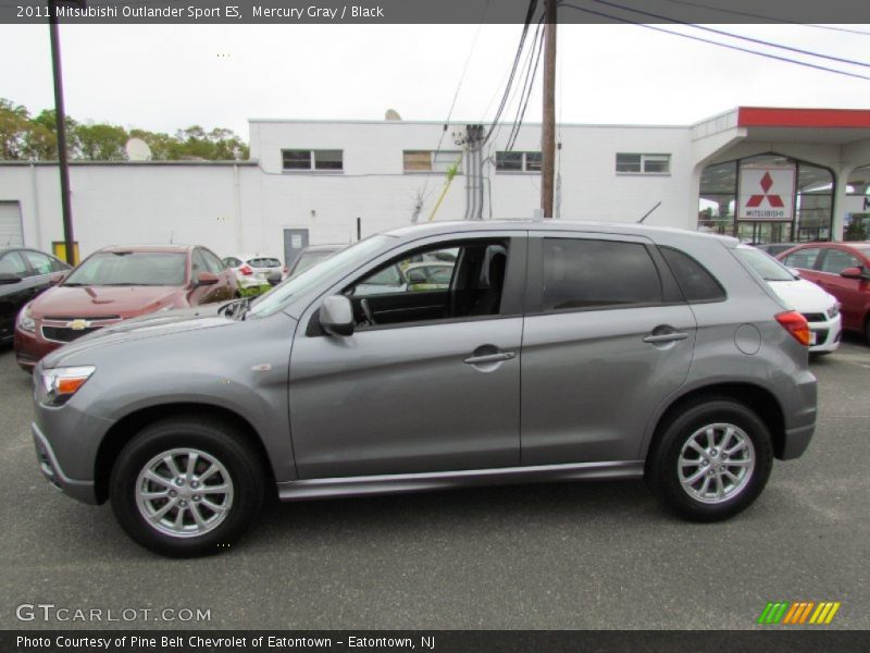 Mercury Gray / Black 2011 Mitsubishi Outlander Sport ES