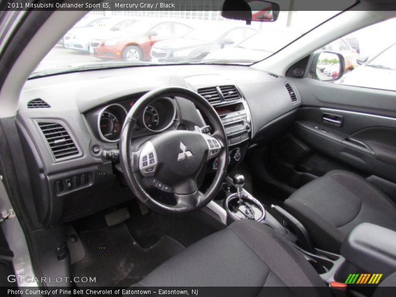 Mercury Gray / Black 2011 Mitsubishi Outlander Sport ES