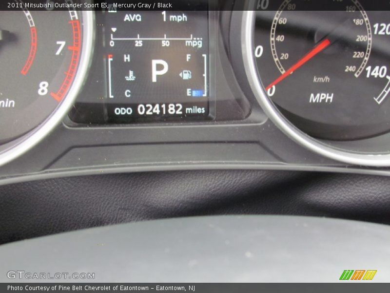 Mercury Gray / Black 2011 Mitsubishi Outlander Sport ES