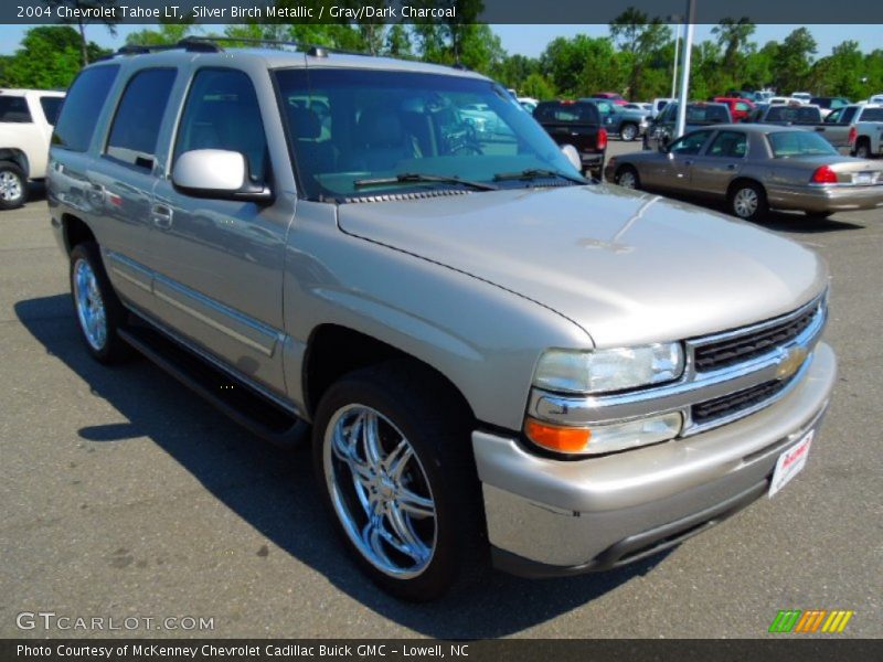 Silver Birch Metallic / Gray/Dark Charcoal 2004 Chevrolet Tahoe LT
