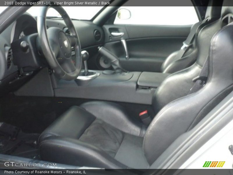 Viper Bright Silver Metallic / Black 2003 Dodge Viper SRT-10