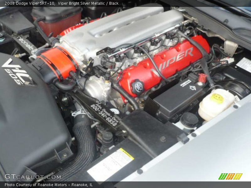  2003 Viper SRT-10 Engine - 8.3 Liter OHV 20-Valve V10
