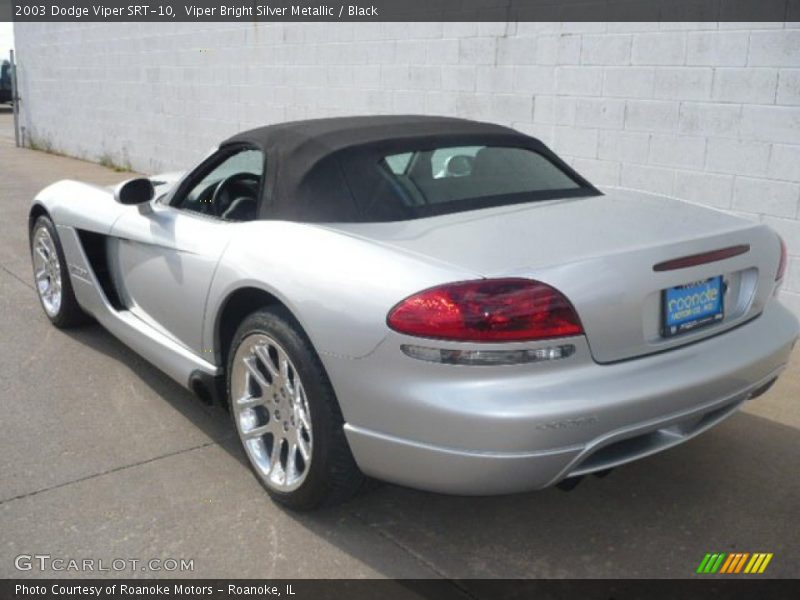 Viper Bright Silver Metallic / Black 2003 Dodge Viper SRT-10