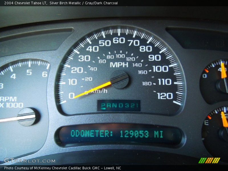 Silver Birch Metallic / Gray/Dark Charcoal 2004 Chevrolet Tahoe LT